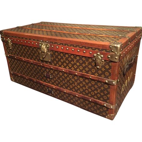 vintage lv steamer trunk|vintage steamer trunks values and prices.